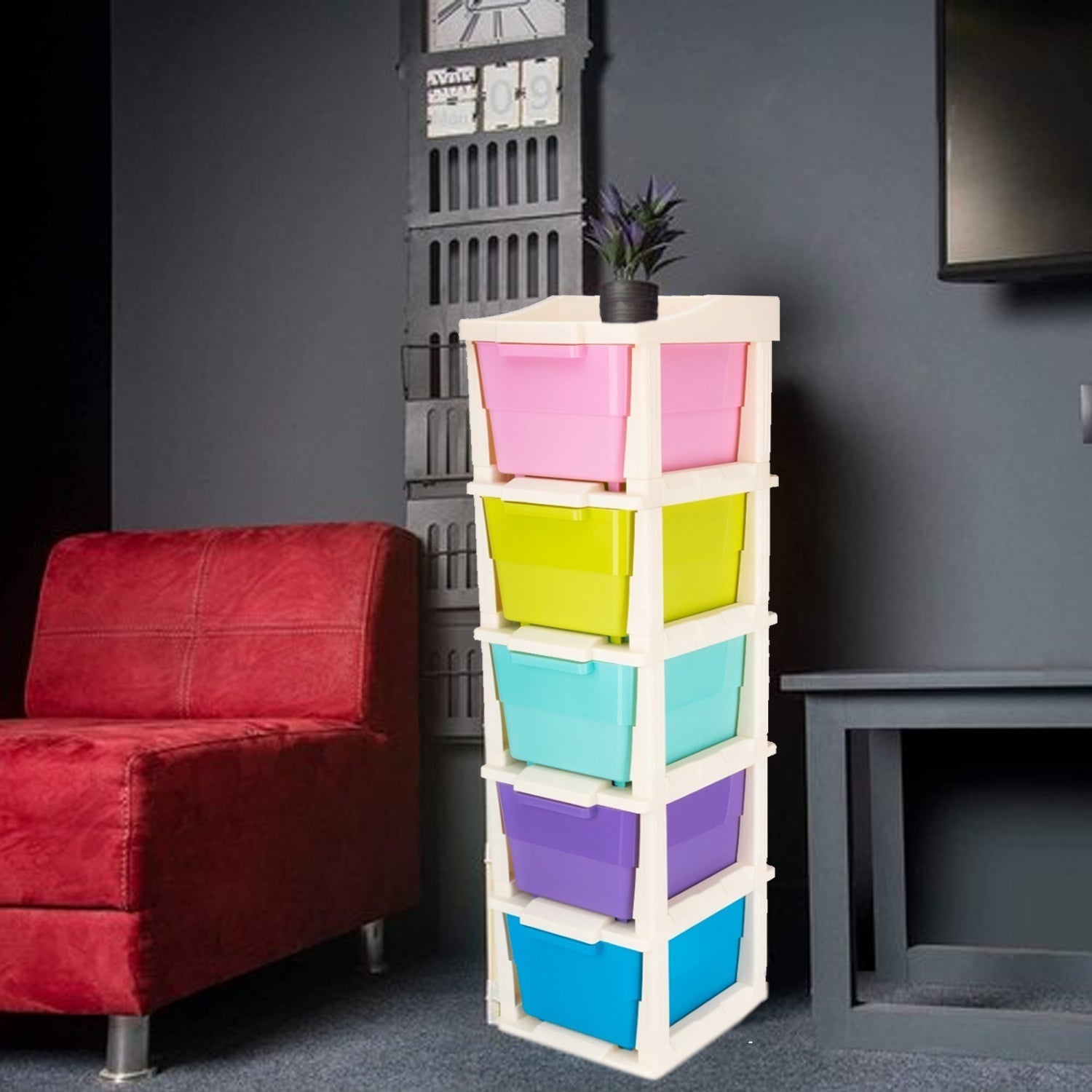 5 Layer Multi-Purpose Modular Drawer Storage System 5 Layer Multi-Purpose Modular Drawer Storage System